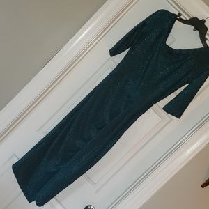 Blue/Green shimmer dress